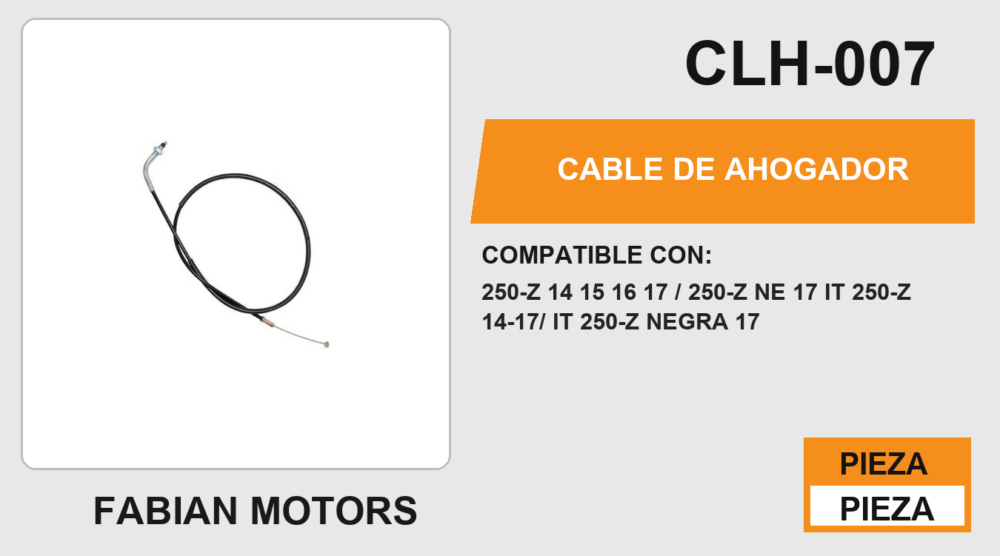 CABLE DE AHOGADOR