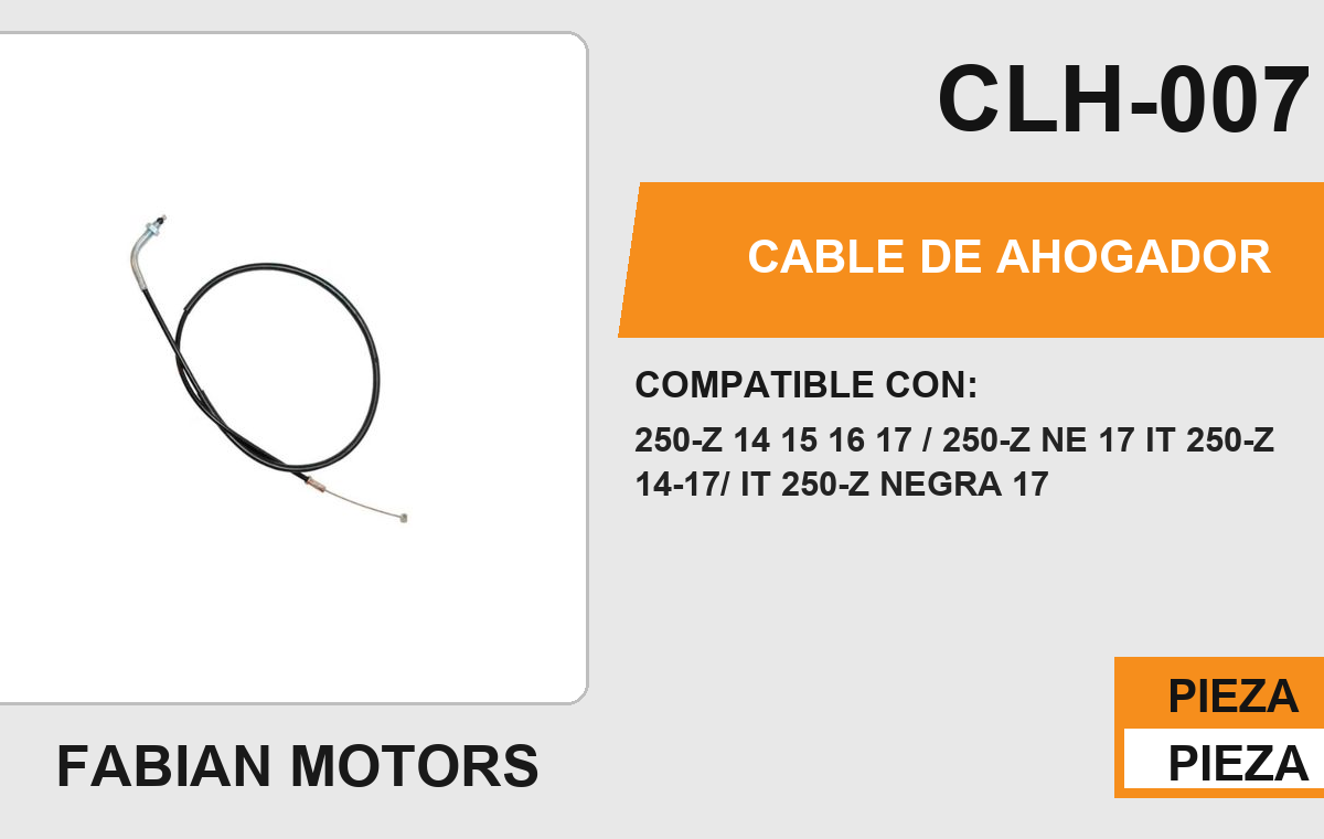 CABLE DE AHOGADOR