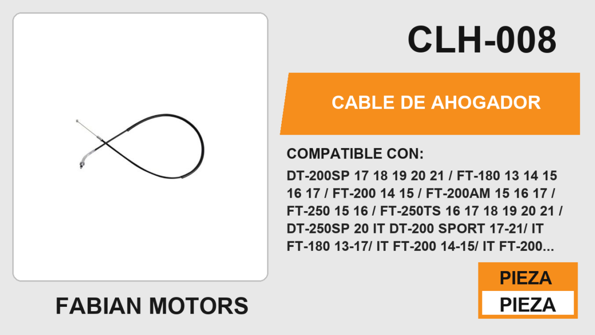 CABLE DE AHOGADOR