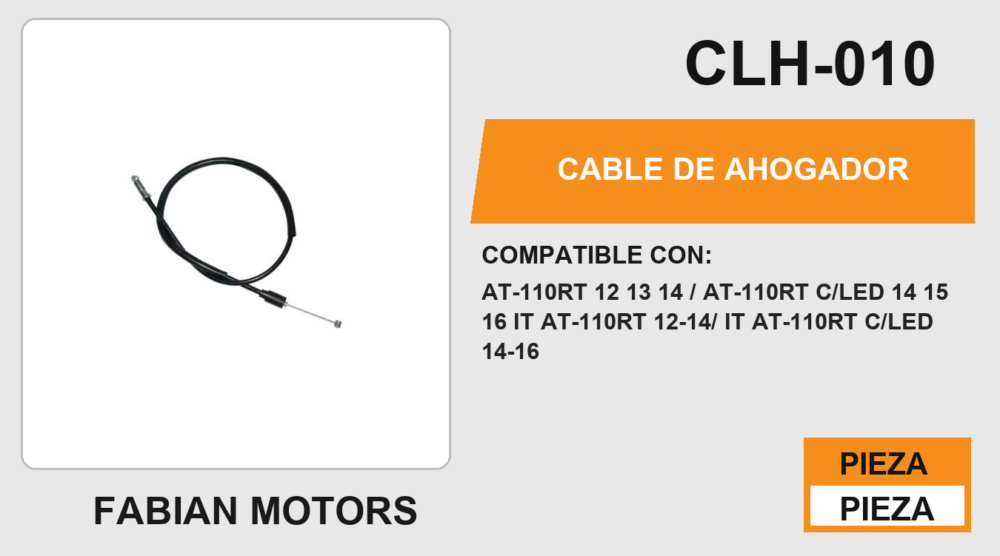 CABLE DE AHOGADOR