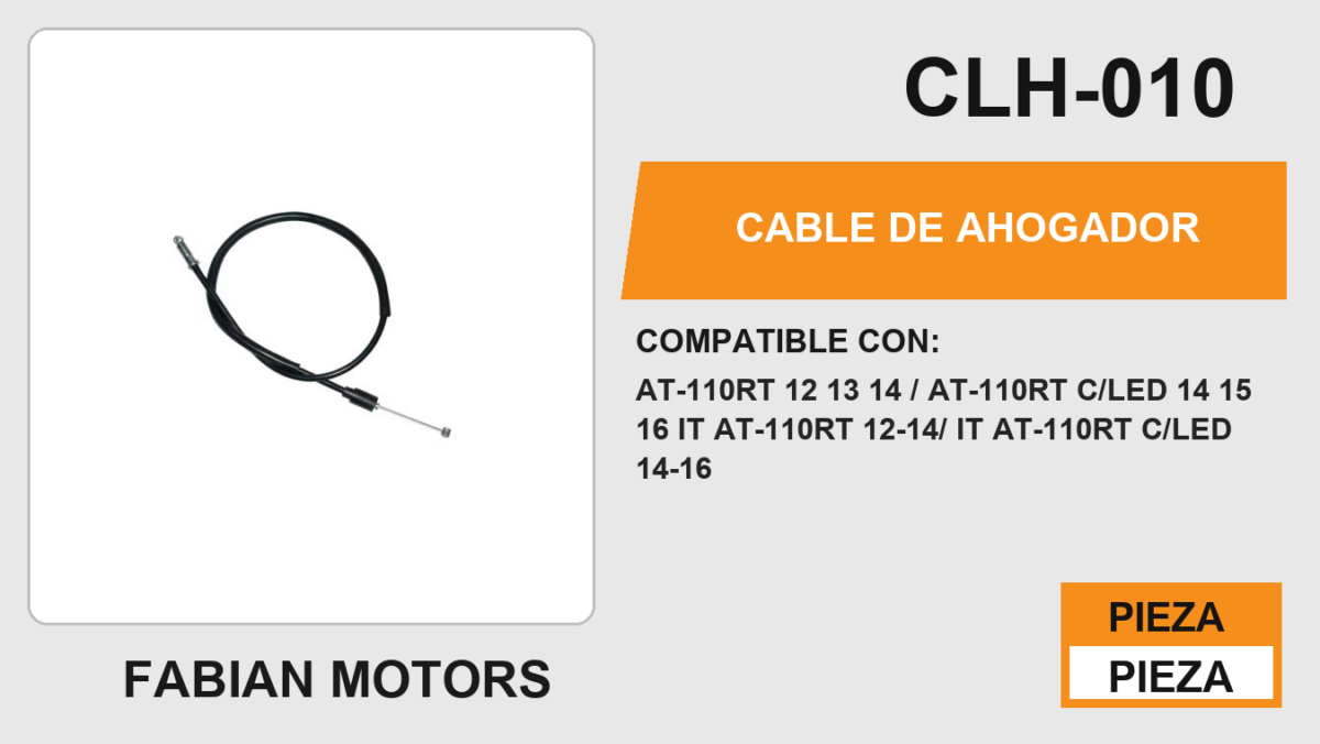 CABLE DE AHOGADOR
