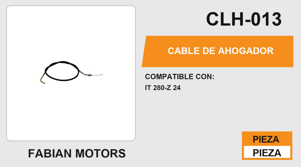 CABLE DE AHOGADOR