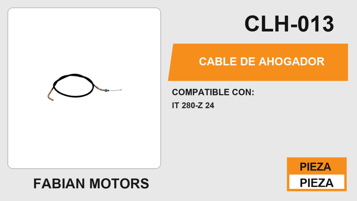 CABLE DE AHOGADOR