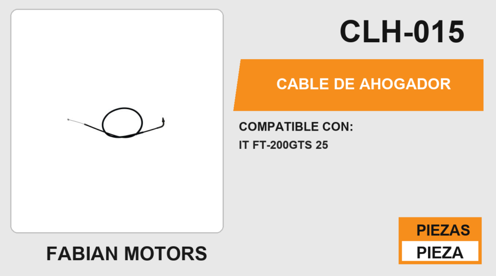 CABLE DE AHOGADOR