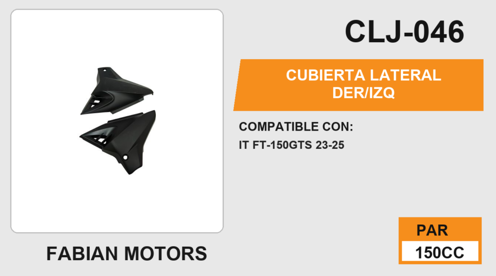 CUBIERTA LATERAL DER/IZQ