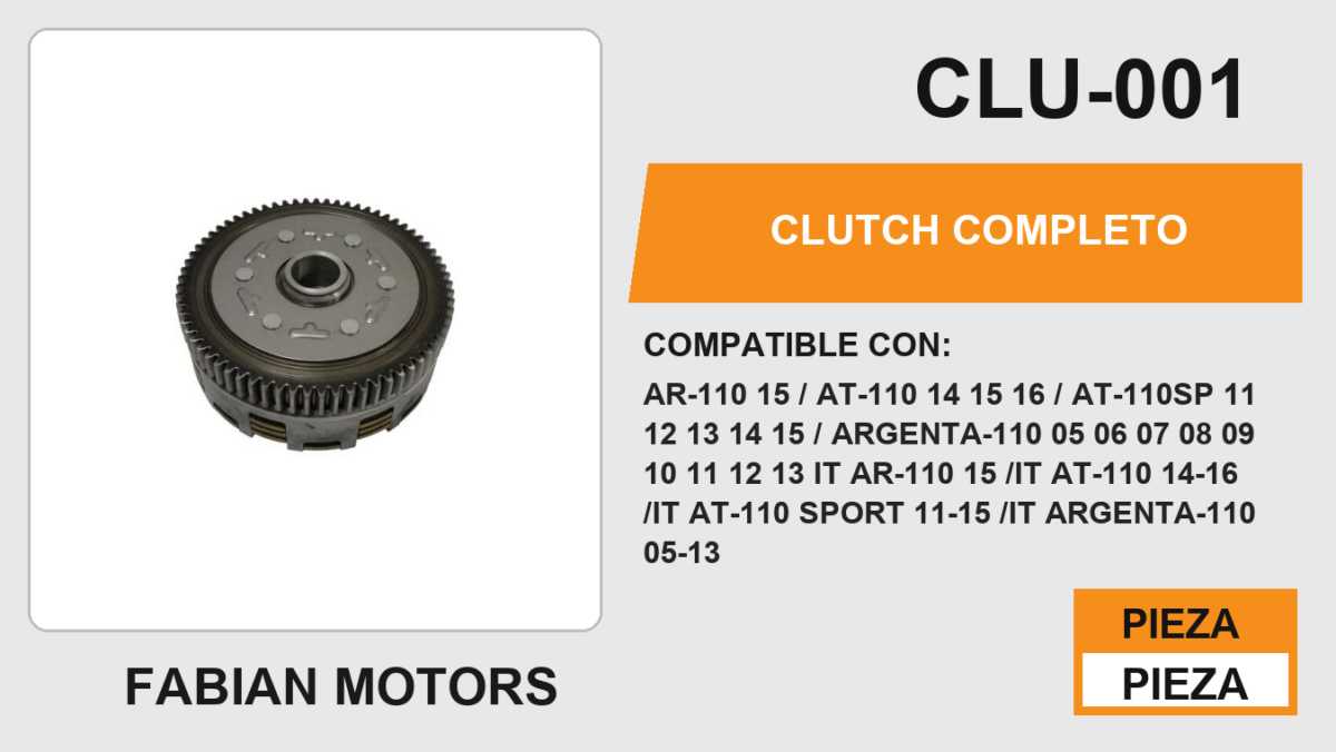 CLUTCH COMPLETO