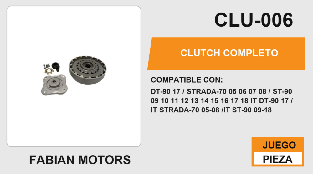 CLUTCH COMPLETO
