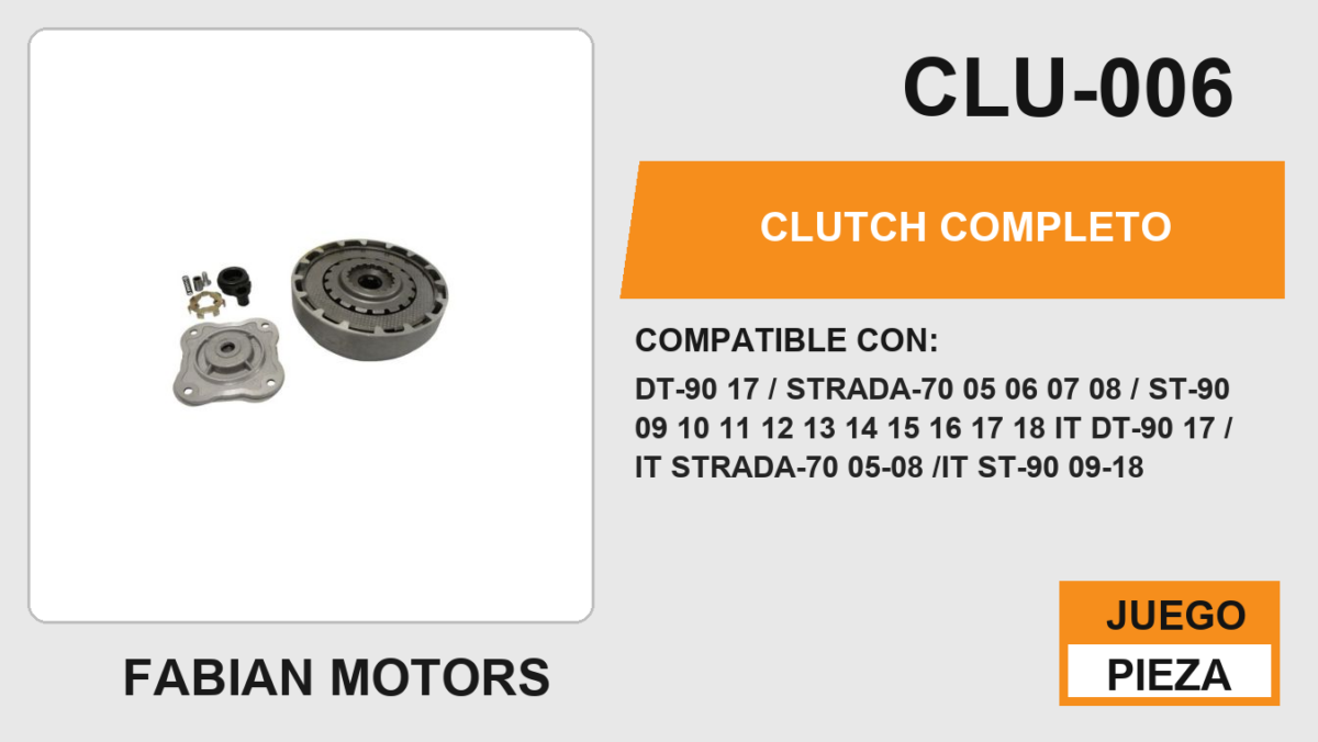 CLUTCH COMPLETO