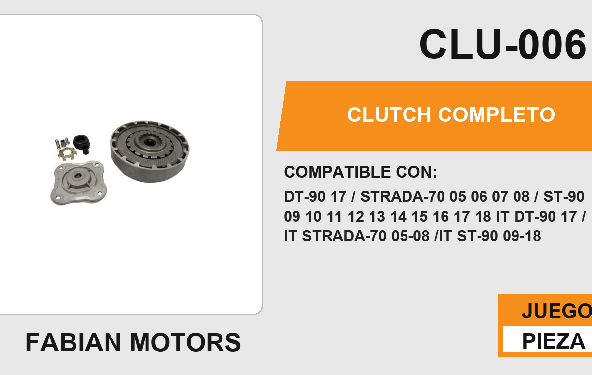 CLUTCH COMPLETO