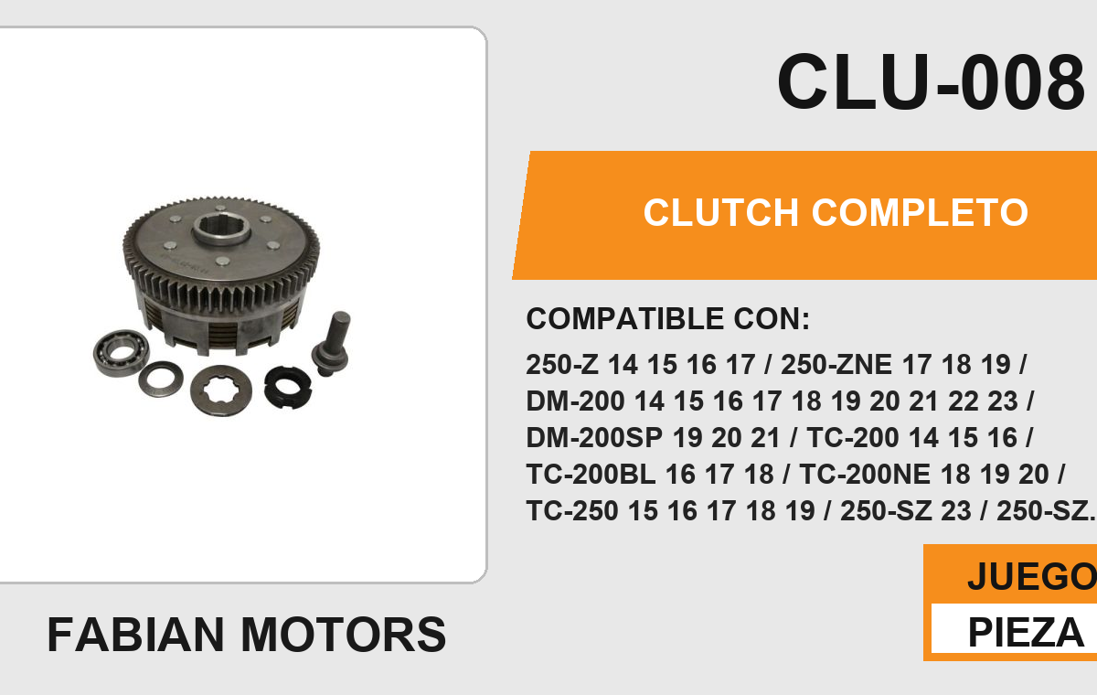 CLUTCH COMPLETO