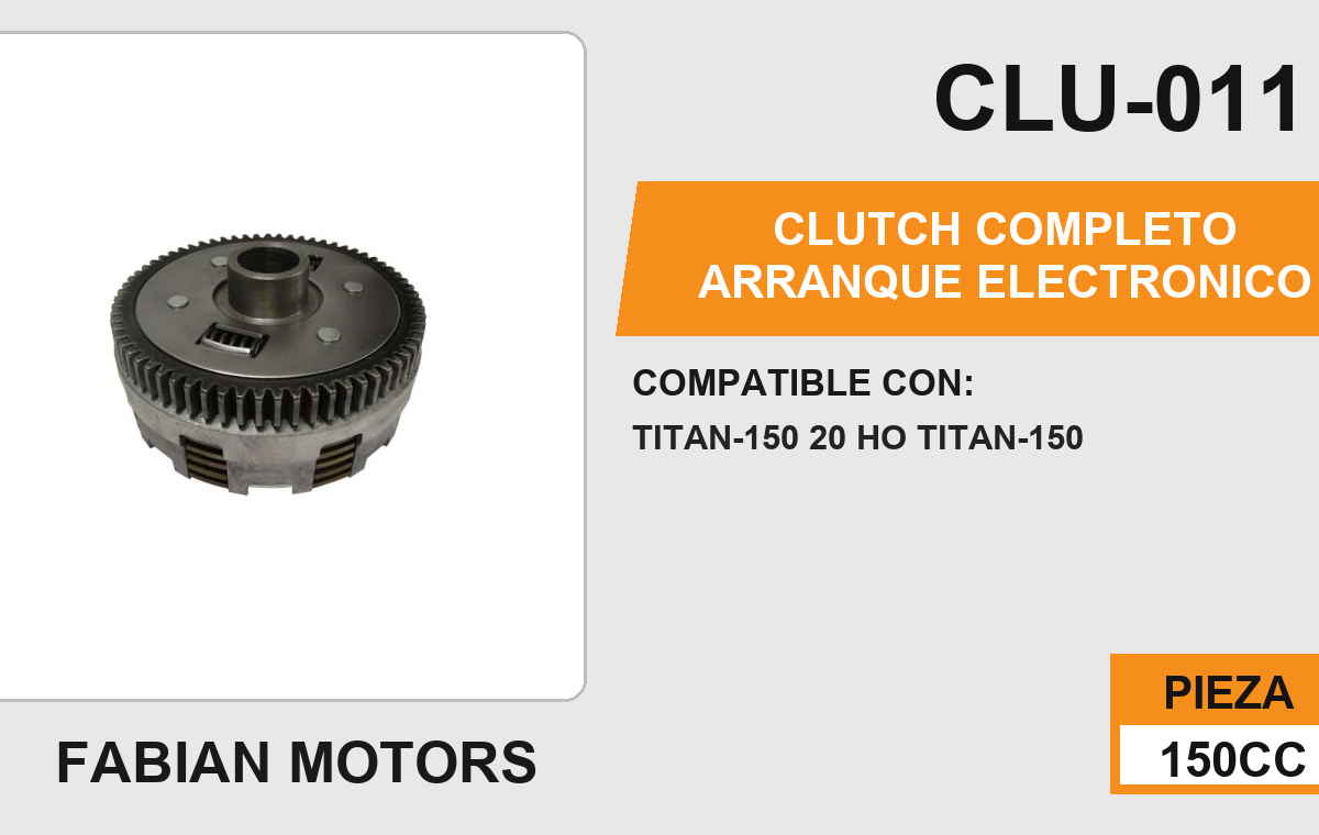 CLUTCH COMPLETO ARRANQUE ELECTRONICO