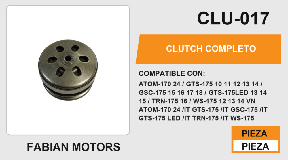 CLUTCH COMPLETO