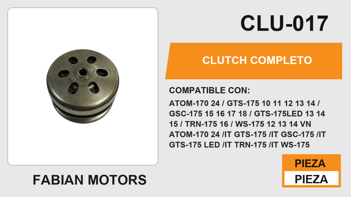 CLUTCH COMPLETO