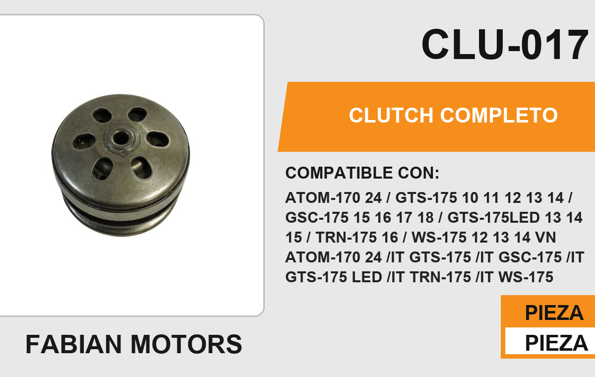 CLUTCH COMPLETO