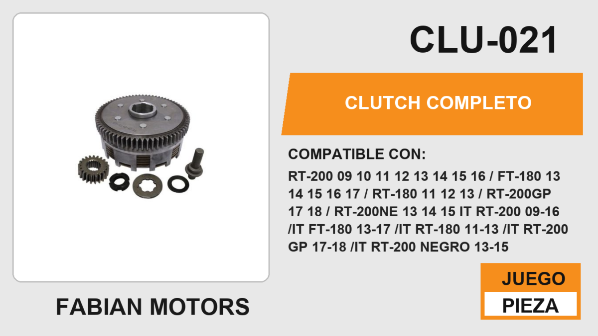 CLUTCH COMPLETO