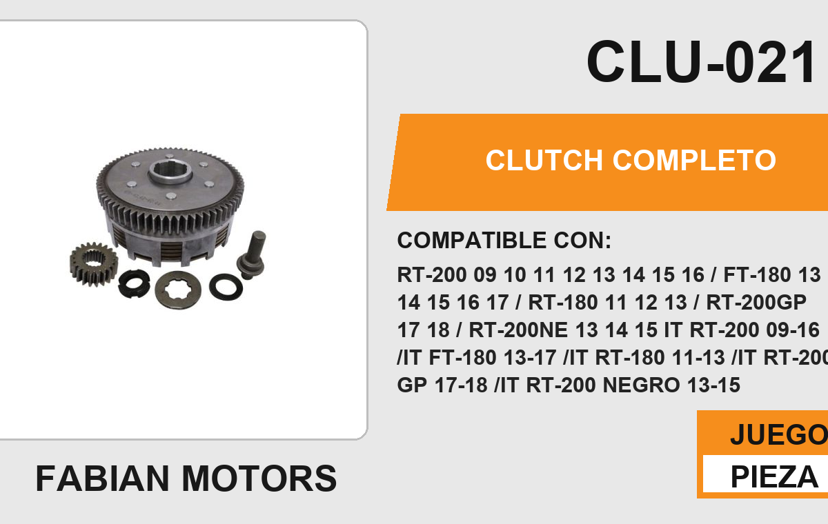 CLUTCH COMPLETO
