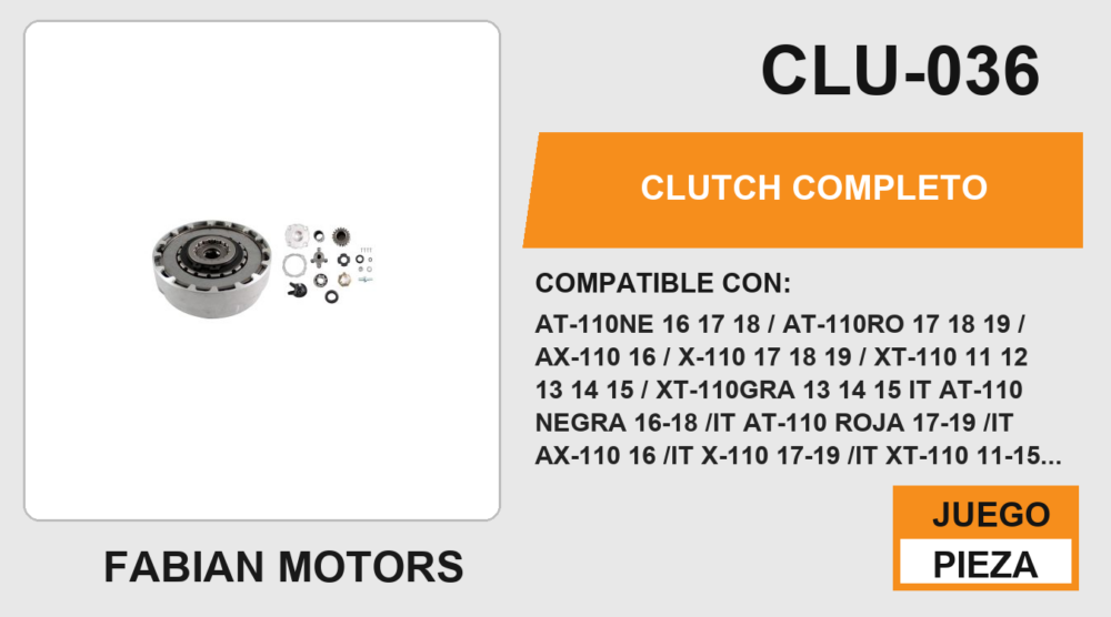 CLUTCH COMPLETO