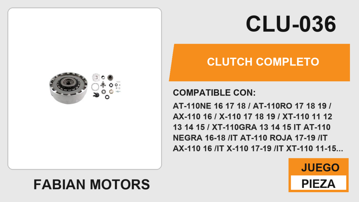 CLUTCH COMPLETO