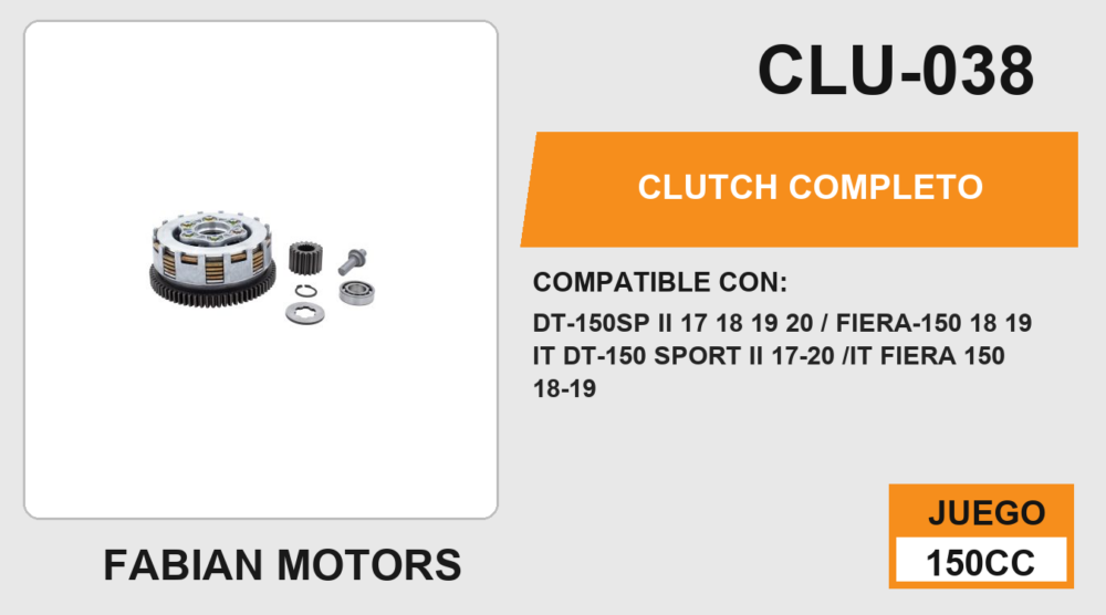 CLUTCH COMPLETO