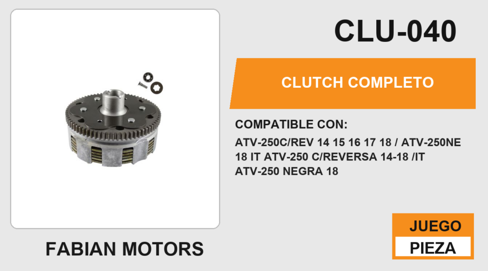 CLUTCH COMPLETO