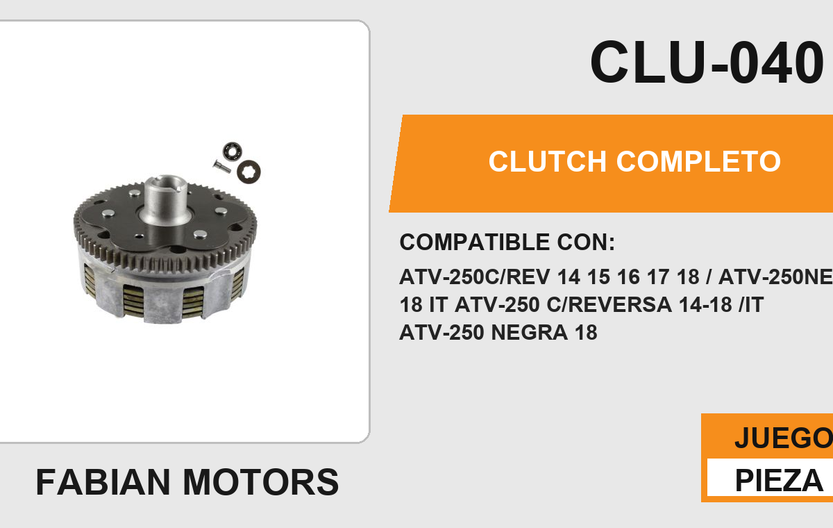 CLUTCH COMPLETO