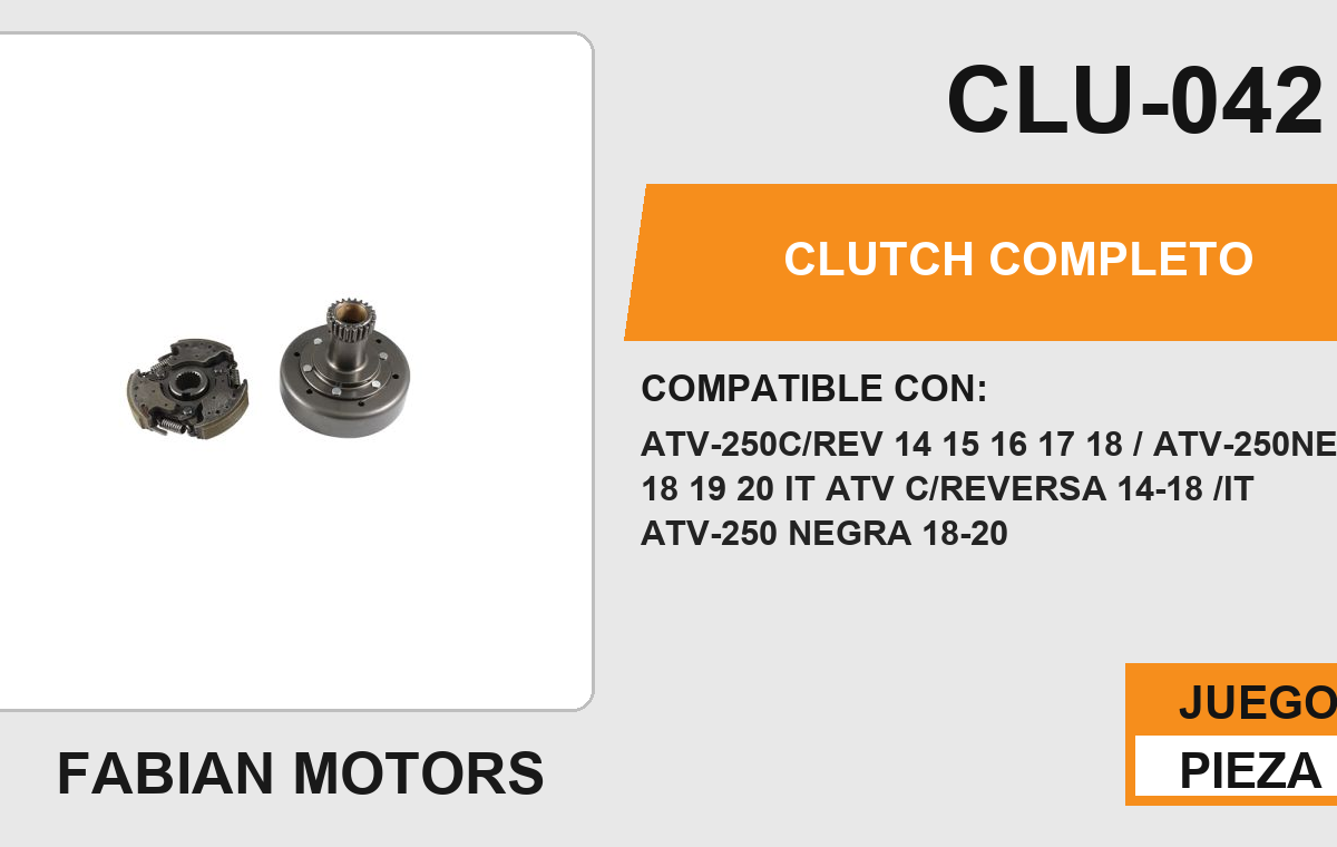 CLUTCH COMPLETO