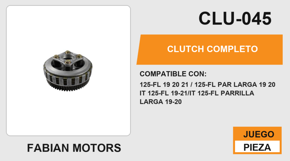 CLUTCH COMPLETO