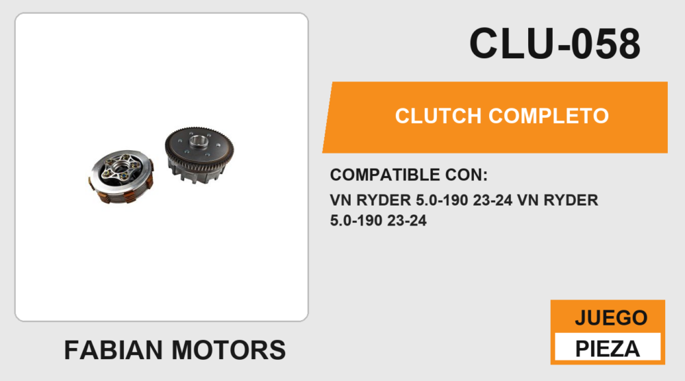 CLUTCH COMPLETO