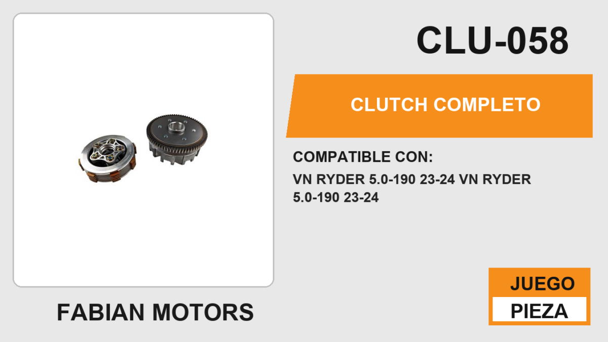 CLUTCH COMPLETO