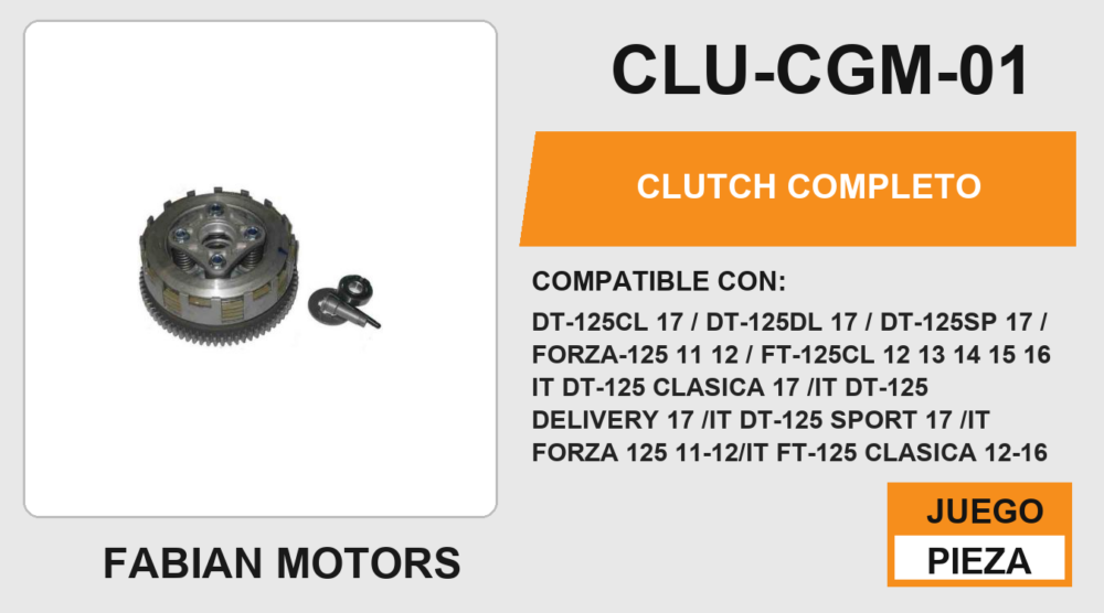 CLUTCH COMPLETO