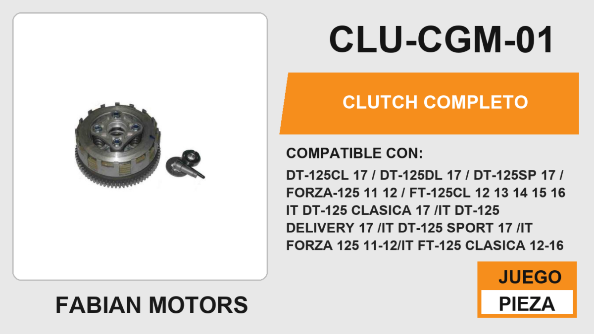 CLUTCH COMPLETO
