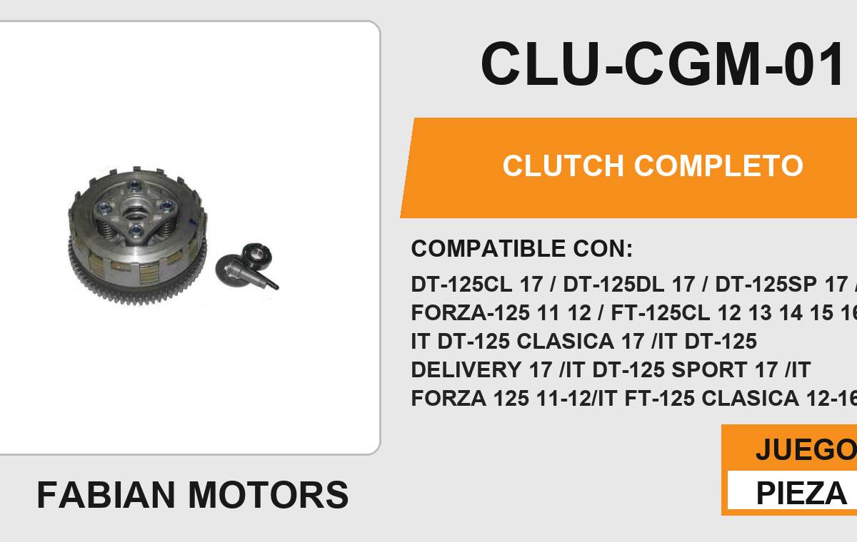 CLUTCH COMPLETO