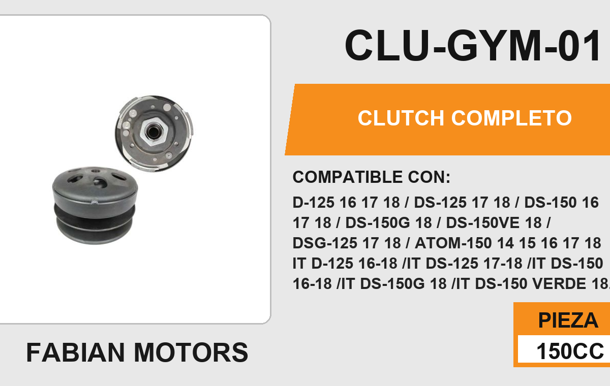 CLUTCH COMPLETO