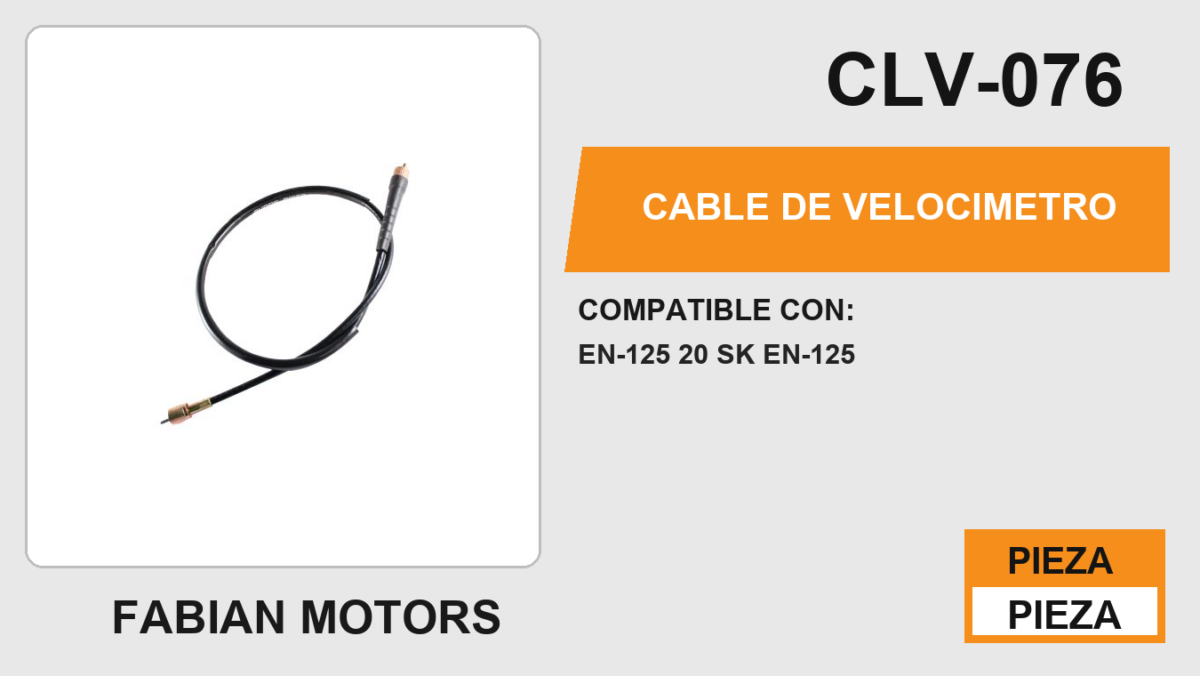 CABLE DE VELOCIMETRO Empaque (10 Piezas)