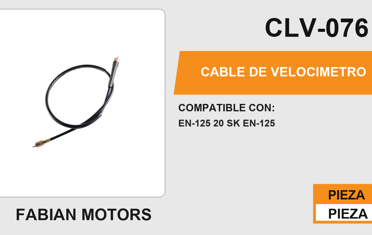 CABLE DE VELOCIMETRO Empaque (10 Piezas)