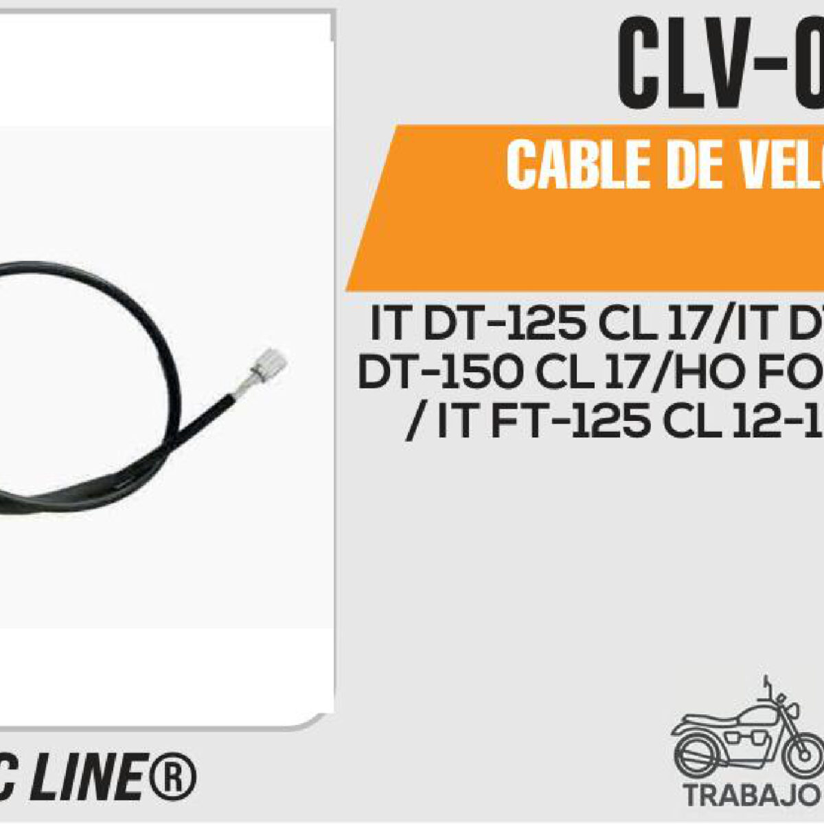 CABLE DE VELOCIMETRO Empaque (10 Piezas)