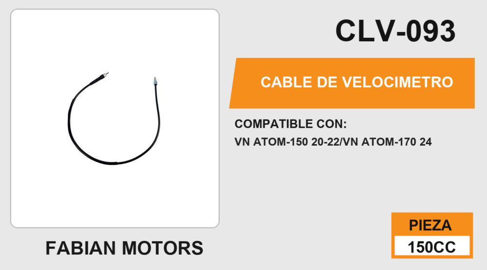 CABLE DE VELOCIMETRO