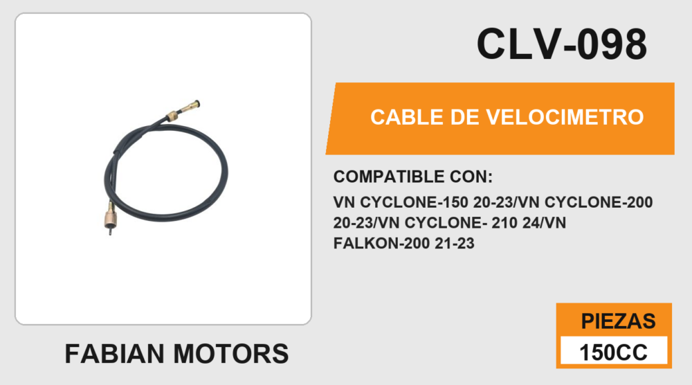 CABLE DE VELOCIMETRO