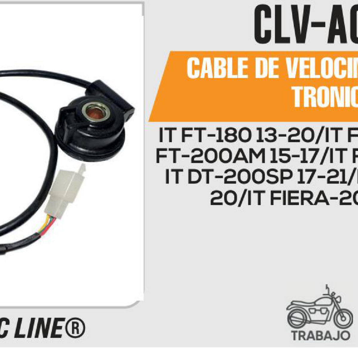 CABLE VELOCIMETRO ELECTRONICO Empaque (10 Piezas)