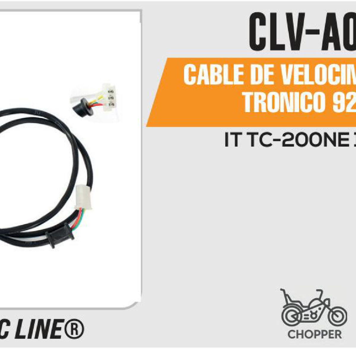 CABLE DE VELOCIMETRO ELECTRONICO 920mm Empaque (10 Piezas)