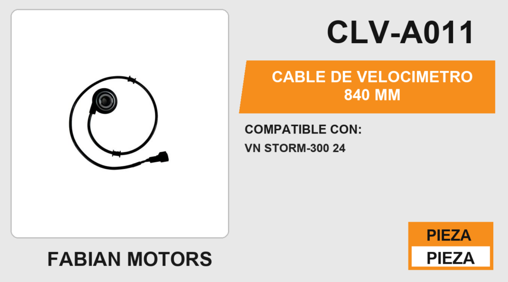 CABLE DE VELOCIMETRO 840 mm