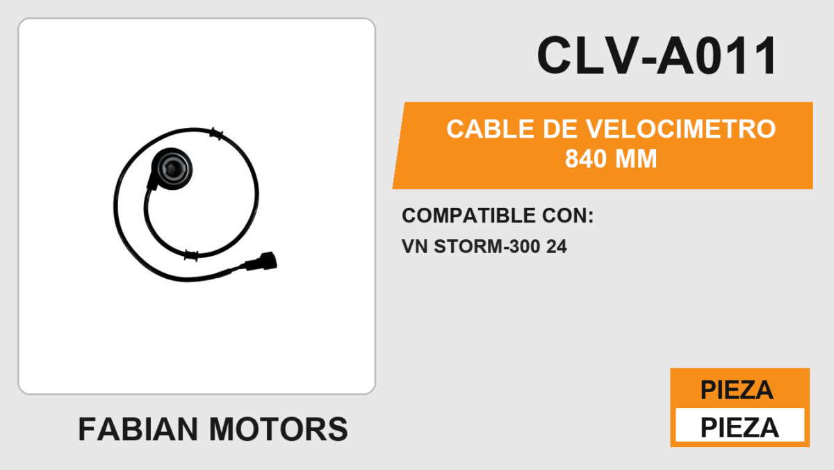 CABLE DE VELOCIMETRO 840 mm