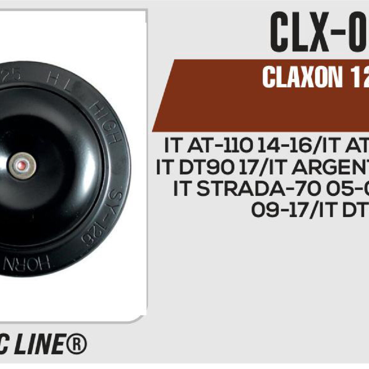 CLAXON 12Vcc