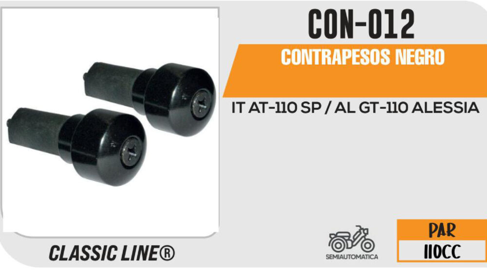 CONTRAPESOS NEGRO