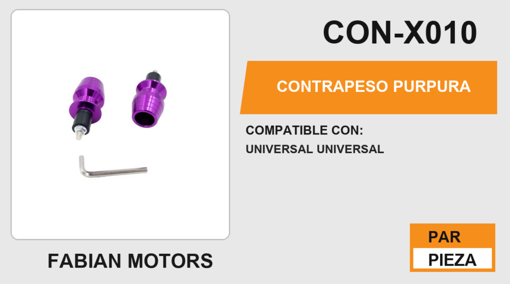 CONTRAPESO PURPURA UNIVERSAL