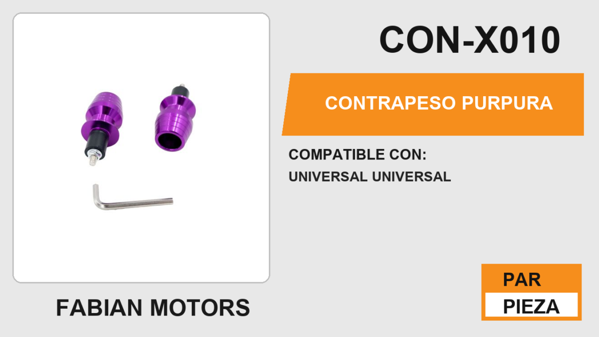 CONTRAPESO PURPURA UNIVERSAL