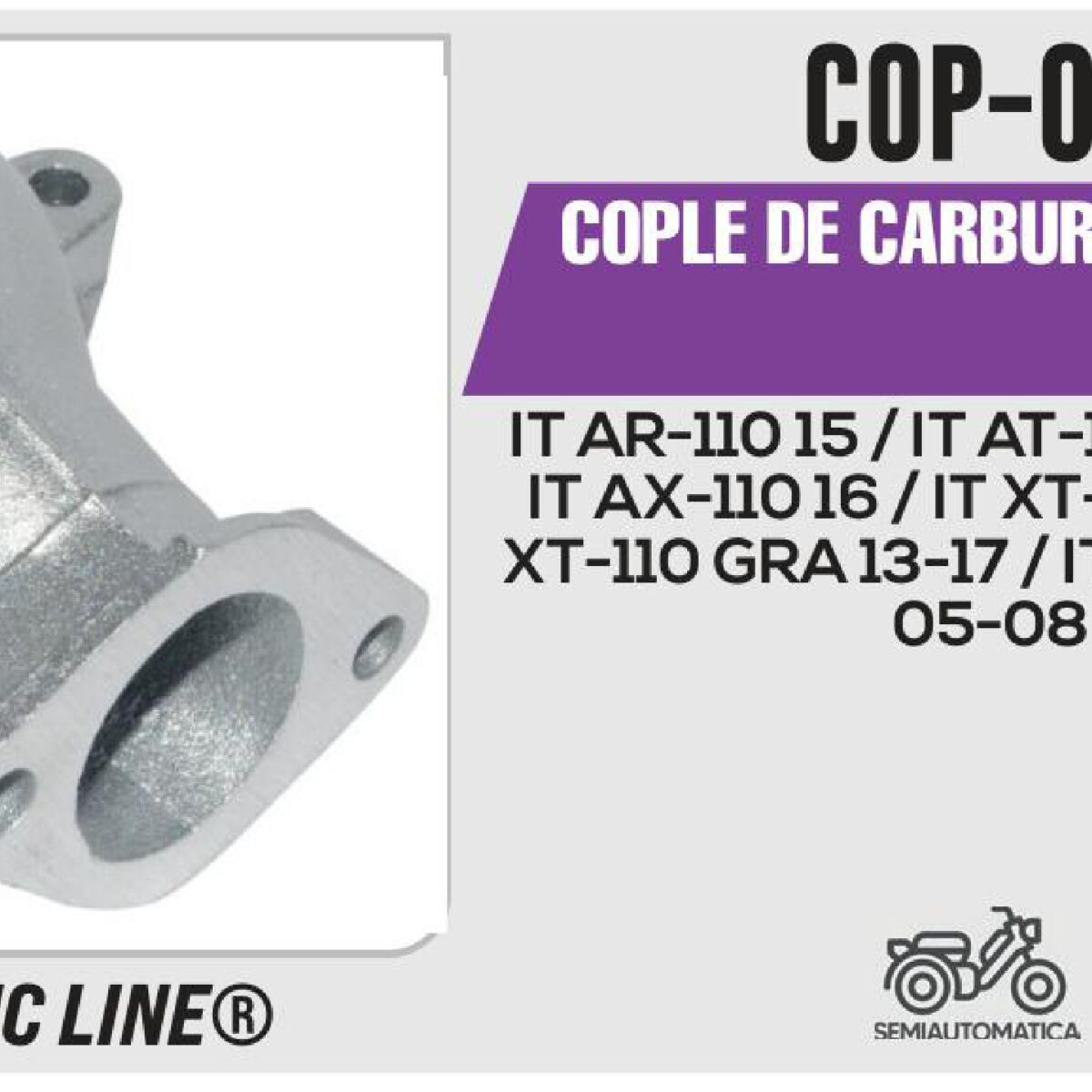 COPLE DE CARBURADOR PIPETA