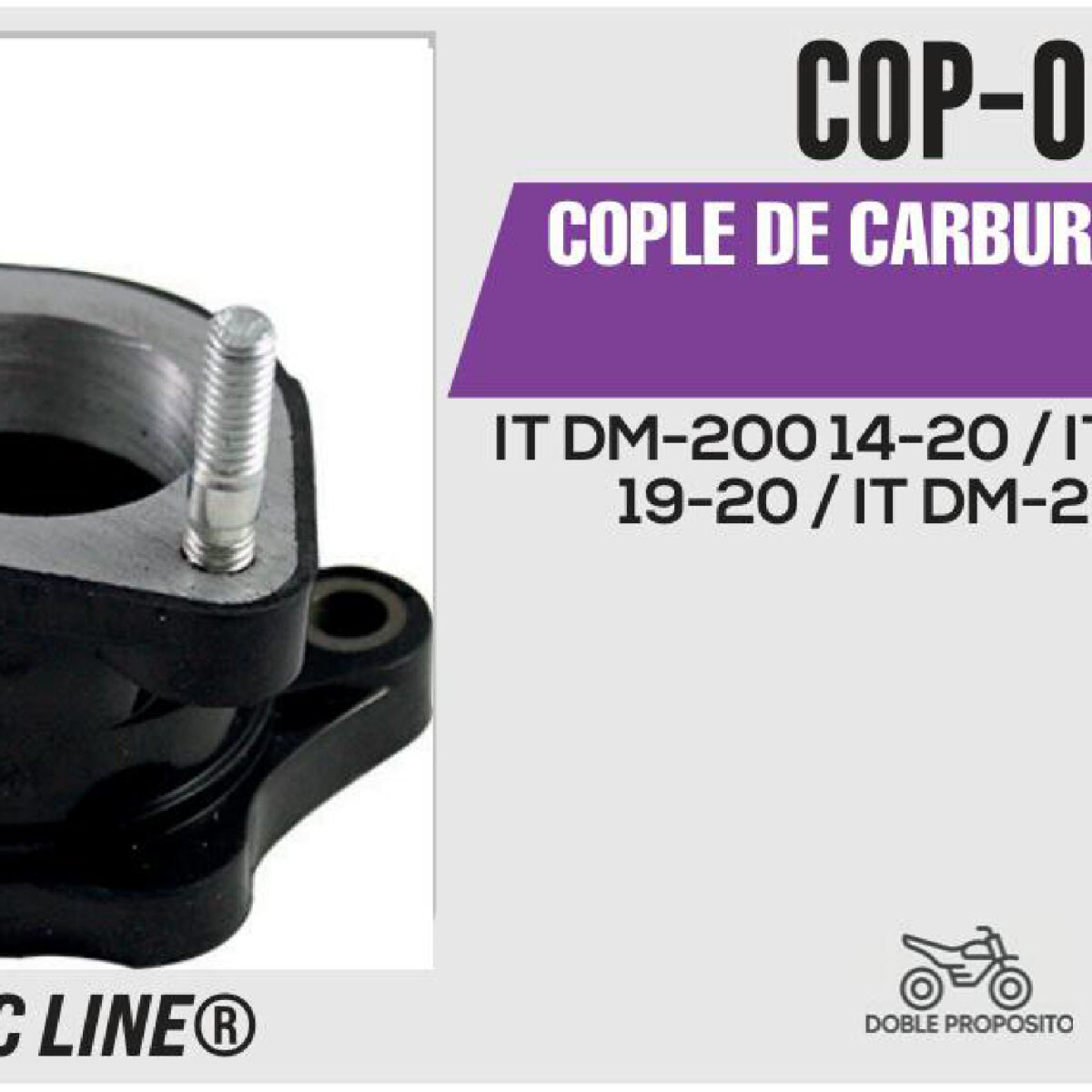 COPLE DE CARBURADOR PIPETA