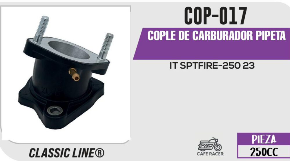 COPLE DE CARBURADOR PIPETA