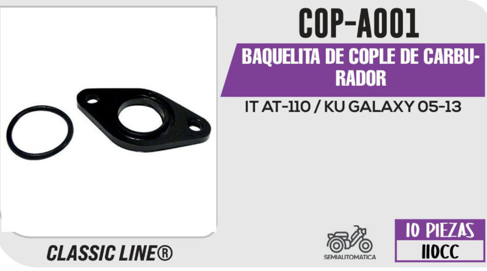 BAQUELITA DE COPLE DE CARBURADOR